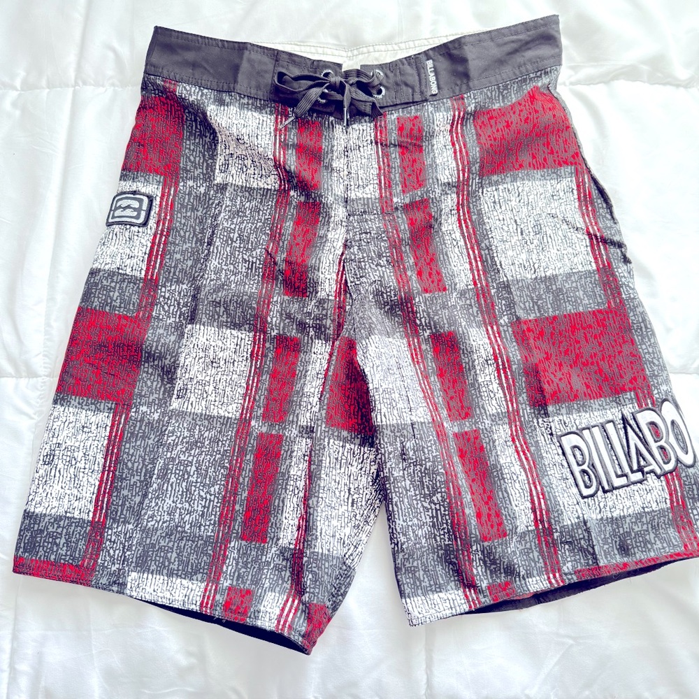 Billabong - Red/white/black Summer Board shorts